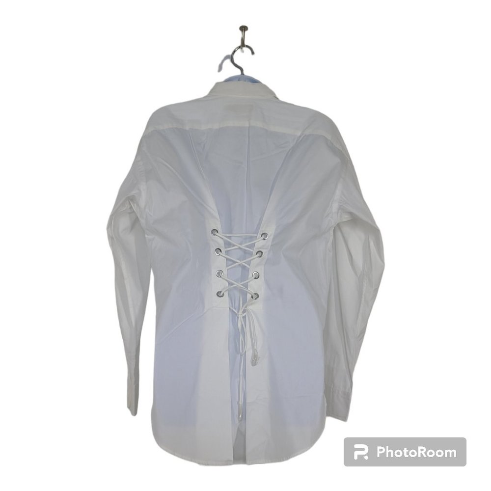 NWOT💃🏼 Polo Ralph Lauren Lace-Up Back Long Sleeve Button Down Shirt